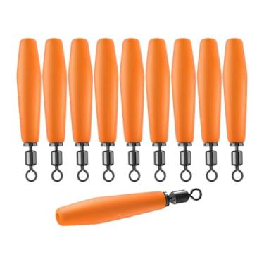 Imagem de Vaveren 10x assentos flutuantes deslizantes para pesca, bóias de água doce e salgada, fáceis de usar, leves e portáteis, acessórios de pesca flexíveis, S