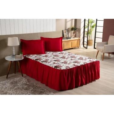 Imagem de Kit Colcha Bella Vida Com 3 Peças Queen Estampado - ARETHA ENXOVAIS, v