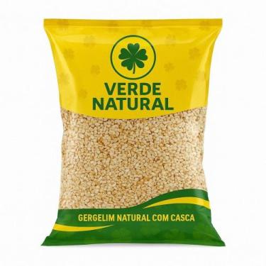 Imagem de Gergelim Natural Com Casca 250 Gramas- Verde Natural - SMACTUDO