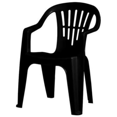 Imagem de Cadeira Plastica Poltrona Resistente - Plasnew