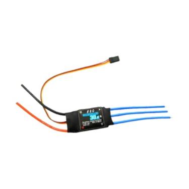 Imagem de Colaxi Controlador de velocidade elétrica, motor sem escova, peça de reposição, helicóptero rc, esc sem escova para hobby, modelo de avião de brinquedo, 30a