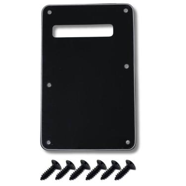 Imagem de Kit Escudo Traseiro Strato 3 Camadas Bwb + 6 Parafusos Preto