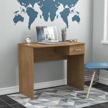 Imagem de Escrivaninha Politorno Arapei 1 Gaveta MDP Compacta Pintura UV Design Moderno