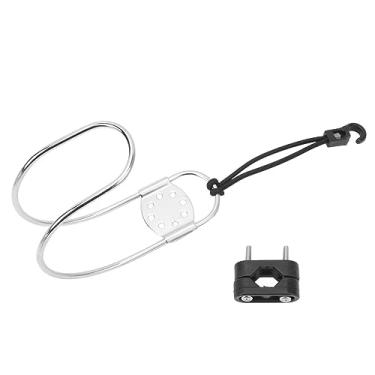 Imagem de Suporte de boia salva-vidas com suporte de ferradura marinha de aço inoxidável com suporte de plástico para barcos