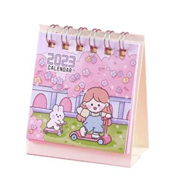 Imagem de Calendário de mesa 2023 calendário de mesa 2023-2024 2023 calendário de mesa calendário de mesa transparente impresso material de escritório