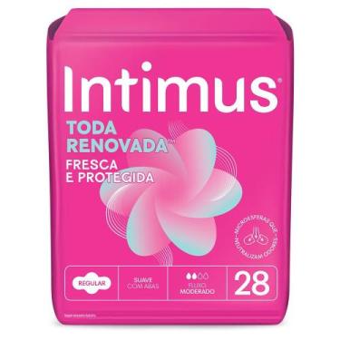 Imagem de Absorvente Intimus Tecnologia Antibacteriana C/Abas 28 unidades