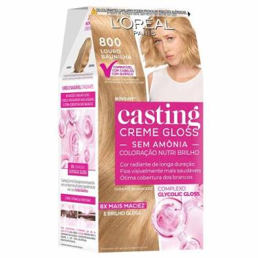 Imagem de Coloração Casting Creme Gloss LOréal Paris  Tons Claros, 800 Louro Bau