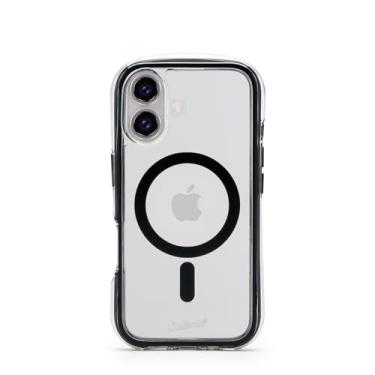 Imagem de Customic Capinha Case Capa para Celular iPhone 16 (6.1"), Impactor Air Anti Impacto Proteção Militar 4 metros contra quedas, Compatível com Mag-Safe, Transparente com Bordas Pretas