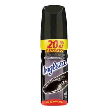 Imagem de Cera Liquida Calcados Ingleza Preta 60ml