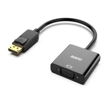 Imagem de Adaptador Displayport Para Vga Benfei Macho/fêmea Preto