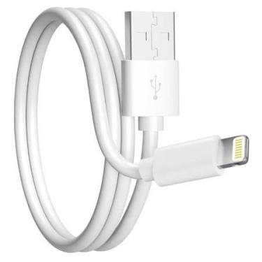 Imagem de Cabo Usb Carregador compativel iPhone 8 X XR XS 11 12 13 14 15 Pro Max