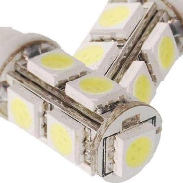 Imagem de Lâmpada Led 12V T10 Importado 9 Leds (Par) Amarelo