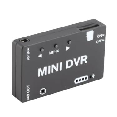 Imagem de Módulo Mini FPV DVR, 400mah Bateria 5VDC Módulo de Gravador de áudio RC Preto 11 Menu de Idiomas Diferentes para Drone RC