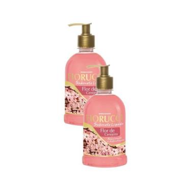 Imagem de Kit 2 Sabonete Líquido Fiorucci Flor de Cerejeira com 500ml