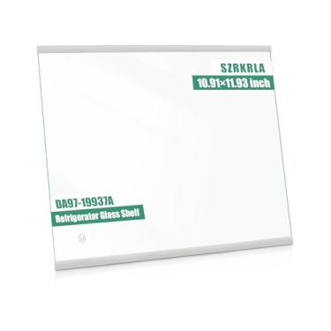 Imagem de DA97-19937A Prateleira de vidro para geladeira Samsung RS22T5201SR RS22T5561SG RS22T5561SR, prateleira de vidro temperado para freezer