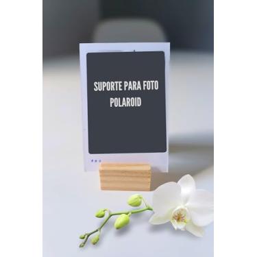 Imagem de Suporte de Madeira para Fotos Polaroid, Mini, Natural(30 unidades)