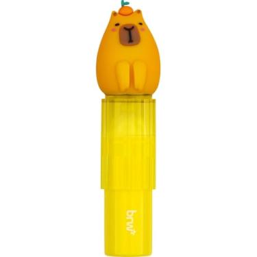 Imagem de Kit de Canetas Marca Texto, BRW, Capivara Divertido, Sortidas, 12 Unidades