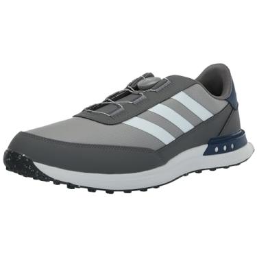 Imagem de adidas Sapatos de golfe masculinos S2g Spikeless Boa 24, Cinza/Ftwrwhite/Prelovink, 7