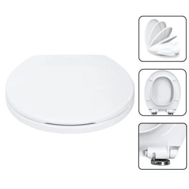 Imagem de Assento Tampa de Vaso Privada Oval Universal Fechamento Suave Soft Clo