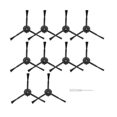 Imagem de Peças de reposição para Roborock, escovas laterais de substituição para Roborock S8 Pro Ultra, S7 Max Ultra, Qrevo, Qrevo Slim, S7 MaxV/S7/Q7 Max/Q8 Max/S8/Q7/Q5/S6/S5/S4/E4/E3/E2 (preto)