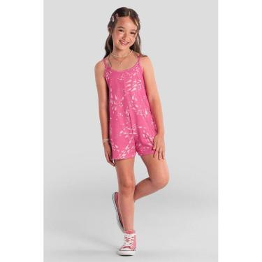 Imagem de Macacão infantil menina de peixinhos Brandili