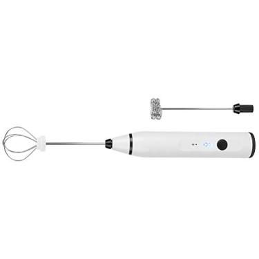 Imagem de Generic Misturador de Batedor, Fabricante de Espuma Portátil, para Cozinha, café, Latte, Chocolate Quente, Casa (Branco)