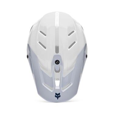 Imagem de Fox Racing Capacete masculino V3 RS Motocross Dirt Bike, Fantasma Branco, Pequeno