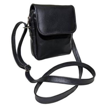 Imagem de Shoulder Bag Transversal Couro Pratica Divisorias Notebook - Art Minas