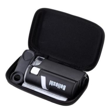 Imagem de Microscópio Lupa Aumento 100X Celular Luz Uv E Branca . - BdG