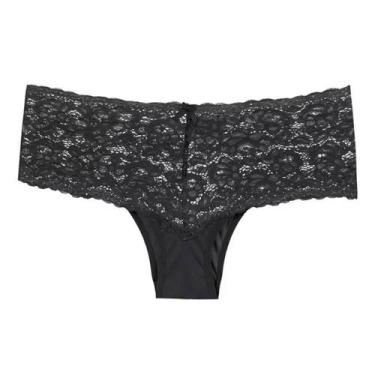 Imagem de Caleçon Rendada Triumph 24863 Cós Sem Costura, Preto, M