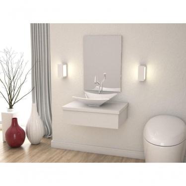 Imagem de Conjunto Bancada C-cuba L38 Metrópole 600 Perffect Acetinado Branco Chess