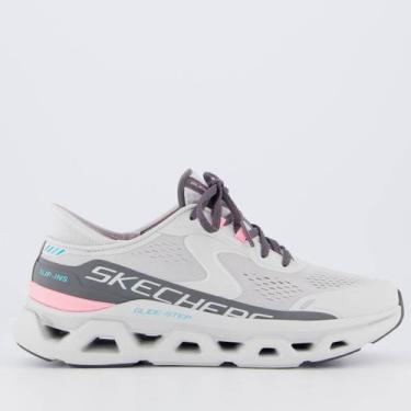 Imagem de Tênis Skechers Glide Step Altus Feminino Cinza e R, 38