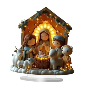 Imagem de predolo Centro de mesa decorativo com arte 2D, peça central de arte artesanal, ornamento de mesa com base para festa, feriado, interior, armário, Desenho Animado Da