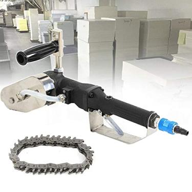 Imagem de HYUIO Descascador de resíduos pneumático 2500RPM máquina de remoção de caixa de papelão ferramenta de corte de borda de papel para papelão, papelão ondulado, papel ondulado comum (dentes)