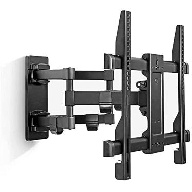 Imagem de FENOKD Suportes de TV Suporte de parede para TV, estende o suporte de parede de TV com capacidade para até 30 kg, gira inclina o suporte de parede de TV para TVs planas e curvas de 32-55 polegadas