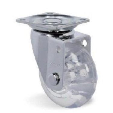 Imagem de Rodizio Giratório Para Carrinhos E Móveis Roda Gel Glae 210 - Movifaci