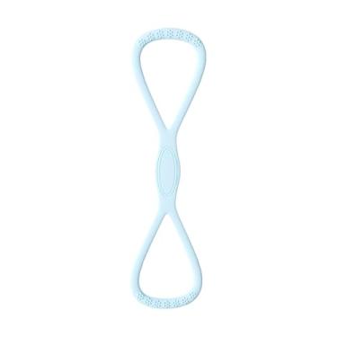 Imagem de Bandas de exercício, Figura 8, faixas elásticas para exercícios | Puxador de silicone para treinamento muscular, braço, ombro, recuperação iniciante, esportes, casa, esportes