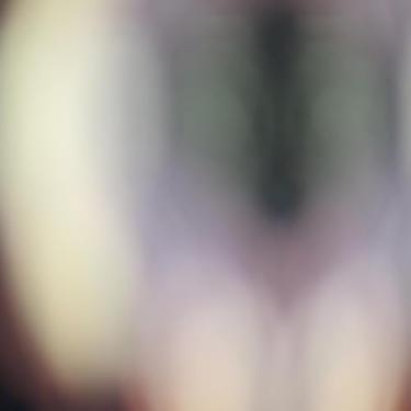 Imagem de Quadro Decorativo Abstrato Colorido com Estampa Borrada Efeito Iridescente para Sala e Escritório 50x50cm