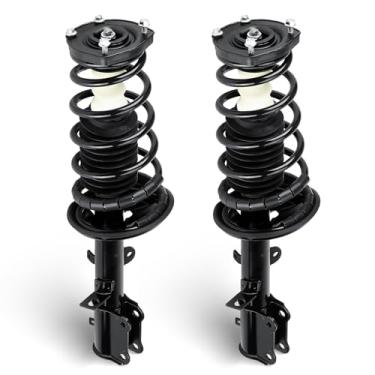 Imagem de Amortecedor traseiro com mola bobina conjunto completo de suportes compatíveis com Toyota Corolla 1993-2002 1998-2002 Chevrolet Prizm 1993-1997 Geo Prizm, substitui 171953 171954