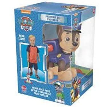 Imagem de Boneco Policial Empurrar, Patrulha Canina Chase, Lider Brinquedos