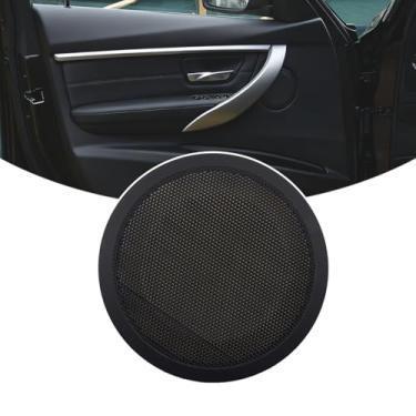Imagem de Etersec 51417144563 7144563 Capa de acabamento da grade do alto-falante do painel da porta compatível com BMW Série 3 E90 E91 E92 E93 2006-2012 e X1 E84 2013-2015, preto