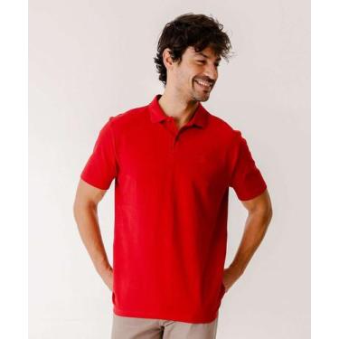 Imagem de Polo Masculina Manga Curta MR-83019, Vermelho, P