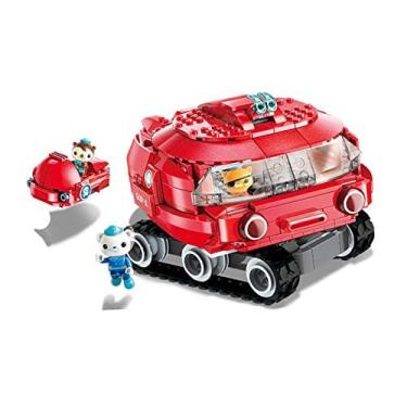 Imagem de BASEPLATES Building Block Ocean Adventure Octonauts GUP-X Launch and Rescue Vehicle & Barnacles Shellington Kwazii 395pcs Building Brick Set-No Package Box