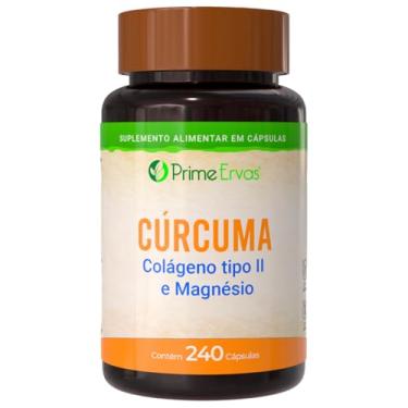 Imagem de Cúrcuma Com Colágeno Tipo 2 e Magnésio 240 Cápsulas Prime Ervas