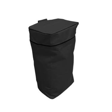 Imagem de Bolsa De Compras Saco Capa Para Carrinho De Feira Reforçado - 60 * 30cm, Ideal for Brazilian Supermarket Runs & Family Barbecue Supplies(Preto)