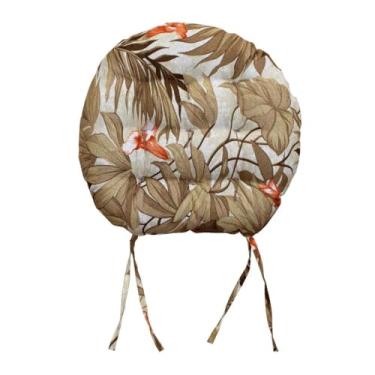 Imagem de Almofada Futon Redonda 40x40 cm para Cadeira e Piso – Almofada Decorativa Estampada para Assento (COLOR 9)