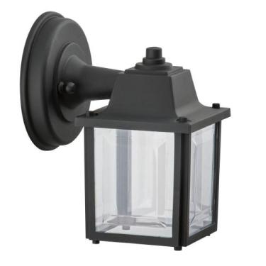 Imagem de Arandela Vintage Preta Bivolt Luminária 16x20cm Lâmpada E27 Quarto Cab