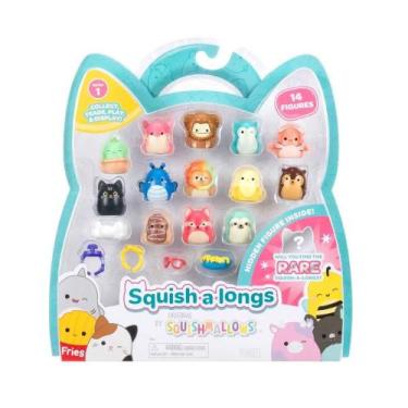 Imagem de 14 Bonecos Squish A Longs de 2cm - Squishmallows - SQUISH  A  LONG - S
