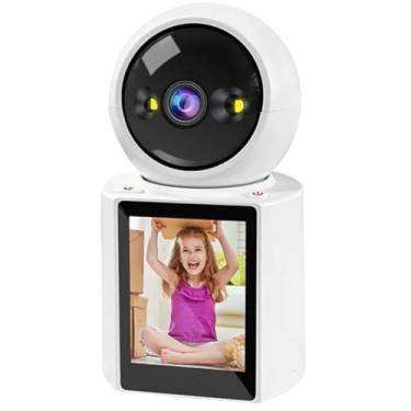 Imagem de Babá Eletrônica com Câmera Wi-Fi Inteligente Full HD 1080p – Visão Noturna, Detecção de Choro, Áudio Bidirecional, Alarme e Videochamada para Monitorar o Bebê com Segurança