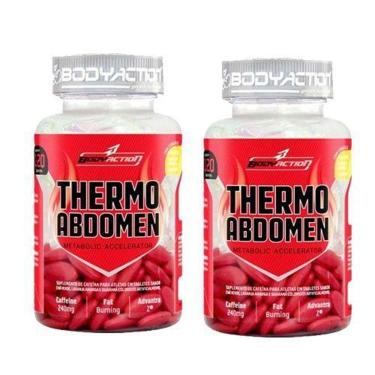 Imagem de Kit 2 - Thermo Abdomen - 120 tabletes - BodyAction-Unissex